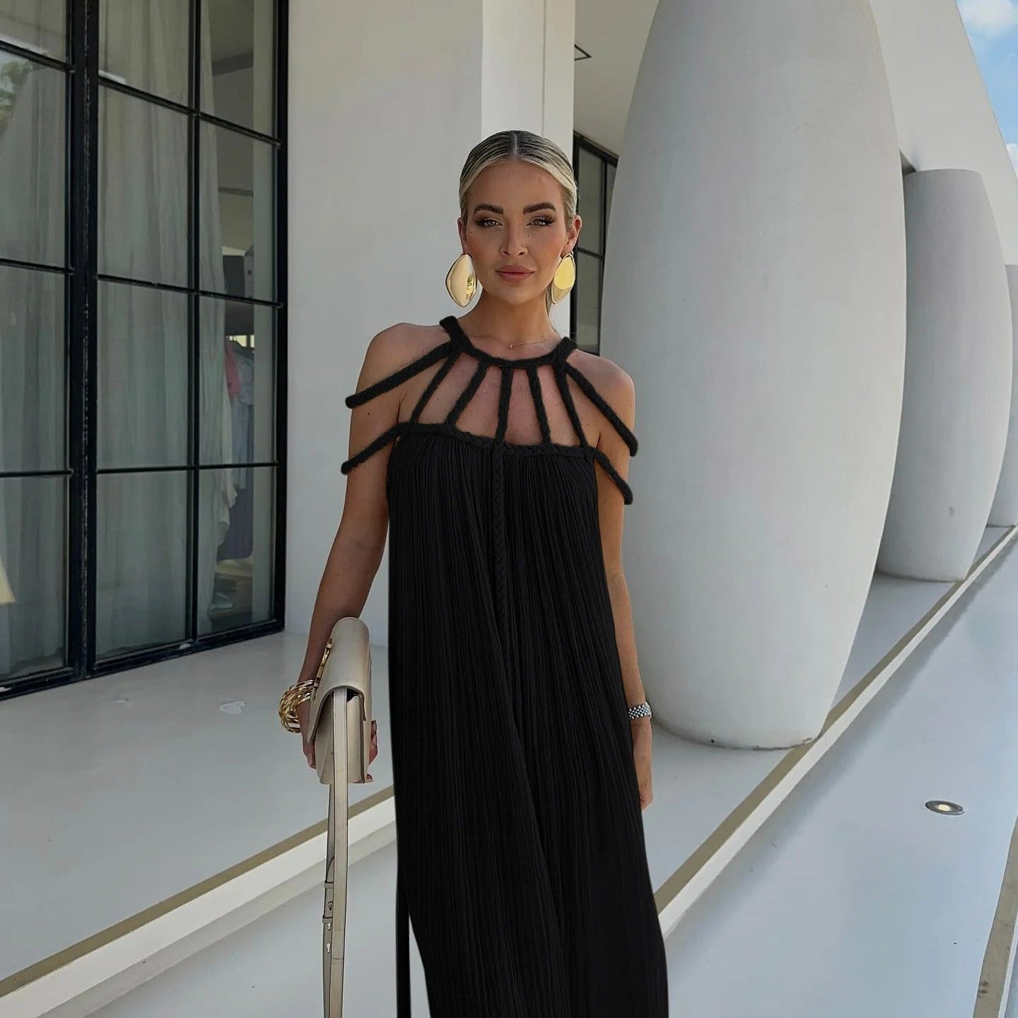 Zara | Boho Chic Maxi Šaty