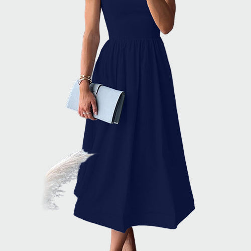 Elegantní midi šaty s nastavitelnými ramínky