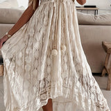 Glam | maxi šaty s výstřihem