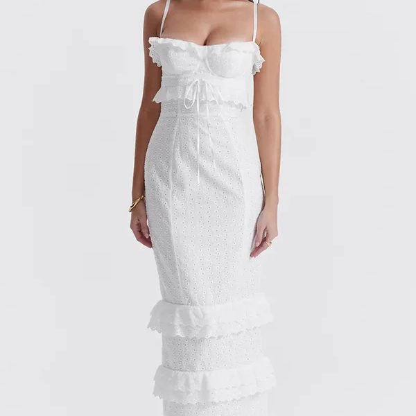 Muse | Vyšívané maxi šaty