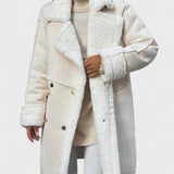 Aveline | Stylová dlouhá dámská bunda z polar fleece