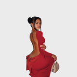 Amora | elegantní maxi šaty