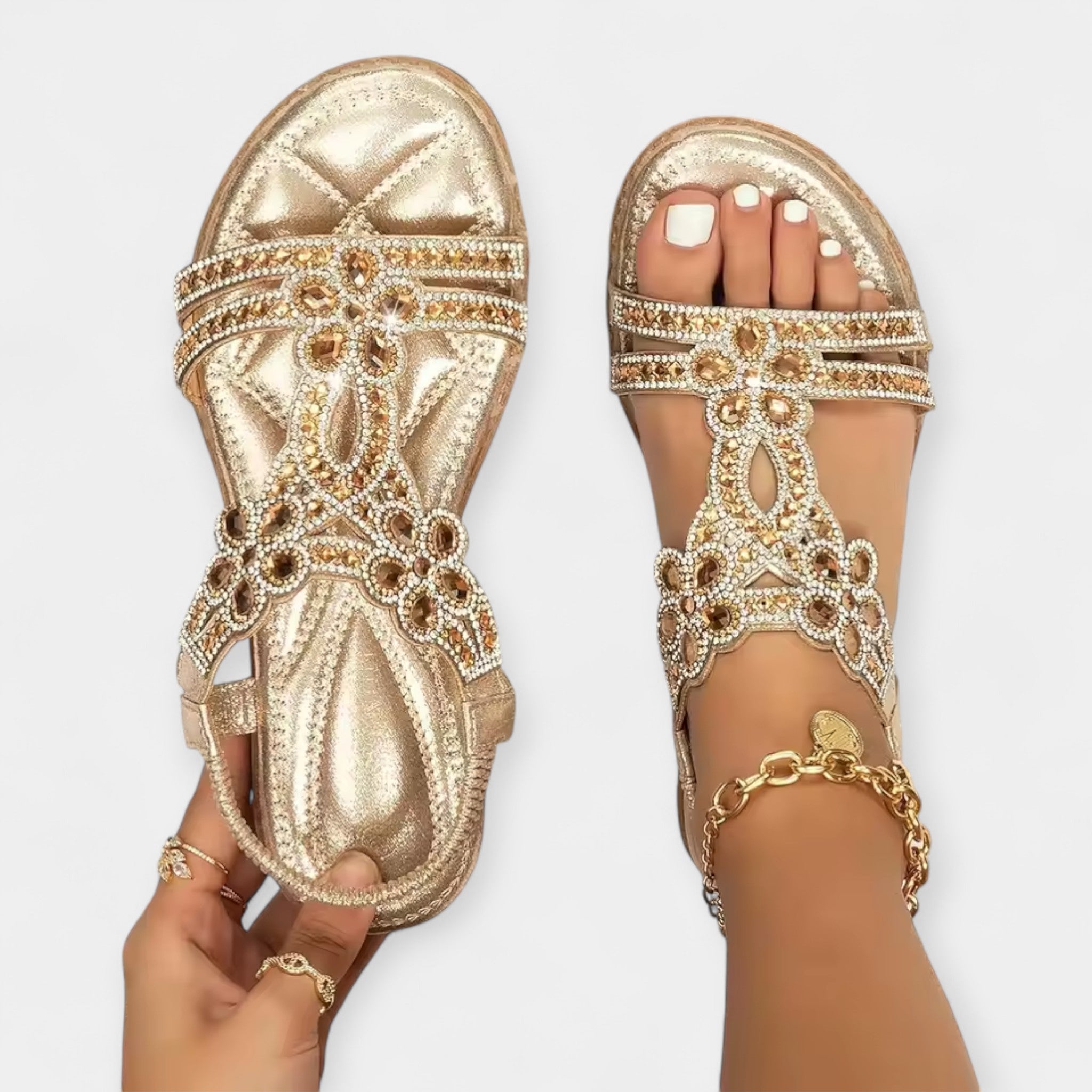 Boho Orthopedické sandály