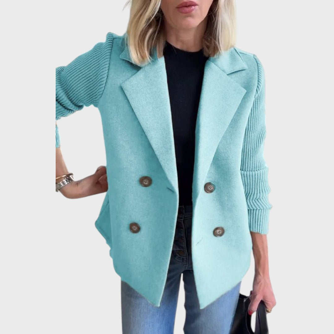 Emma | Elegantní blazer s úpletem na rukávech