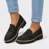Danika | Pohodlné hrubé loafers boty