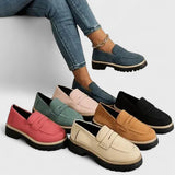 Danika | Pohodlné hrubé loafers boty