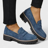 Danika | Pohodlné hrubé loafers boty