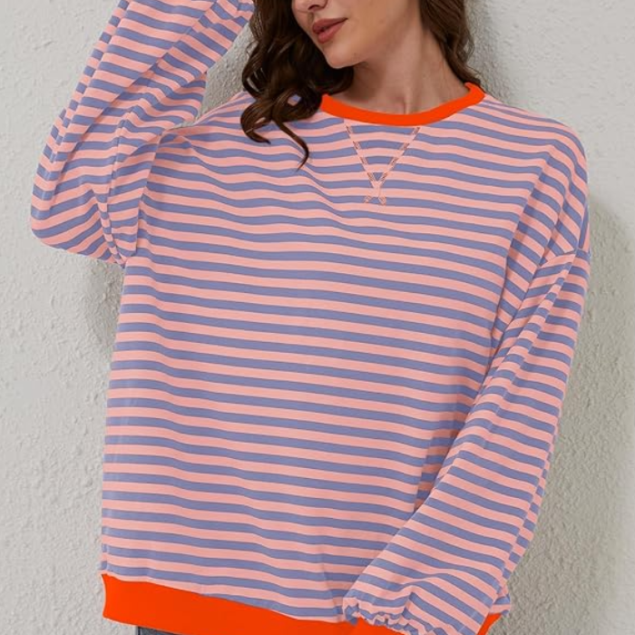 Mana | Pruhovaný oversize svetr