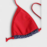 SORAIA |  Puntíkové bikiny s uzlem