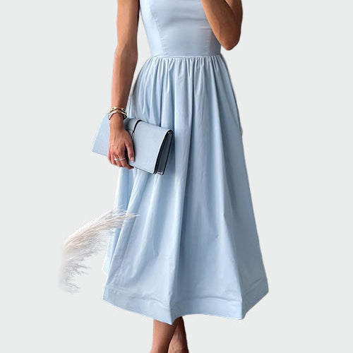Elegantní midi šaty s nastavitelnými ramínky