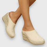 Sienna – Espadrilky na klínovém podpatku
