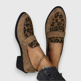 ROMY™ | stylové loafers s leopardím vzorem