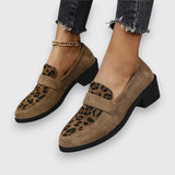 ROMY™ | stylové loafers s leopardím vzorem