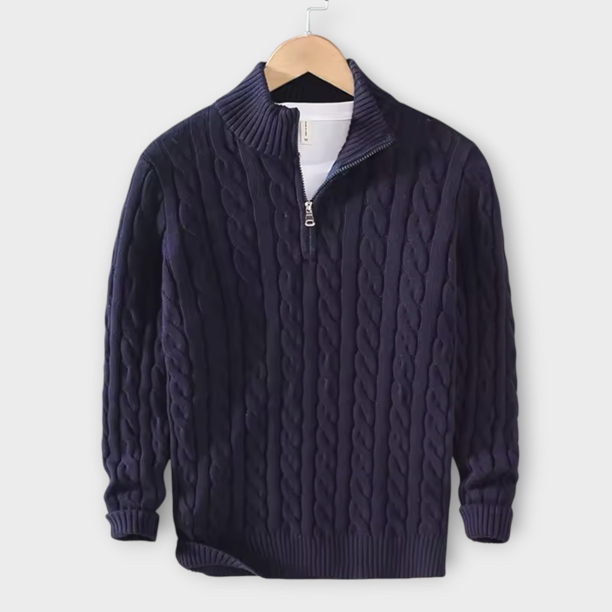 LORENZO™ | POHODLNÝ A ELEGANTNÍ PULOVR S POLOZIPSEM