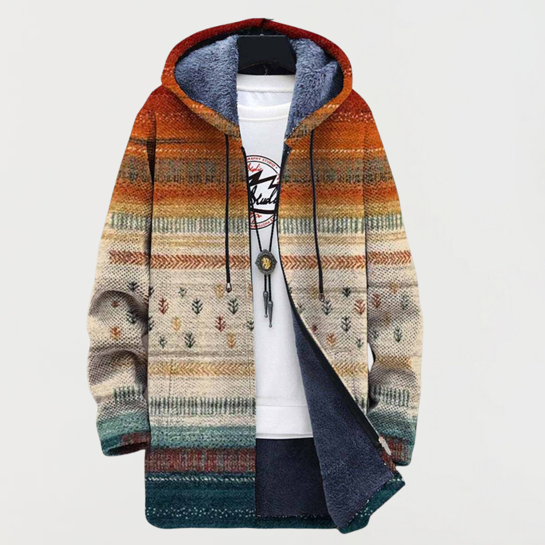 Knitwear s podzimními pruhy