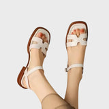 Deliane | Elegantní Plochá Sandály