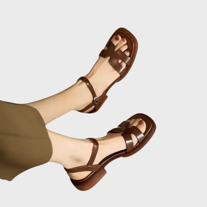Deliane | Elegantní Plochá Sandály