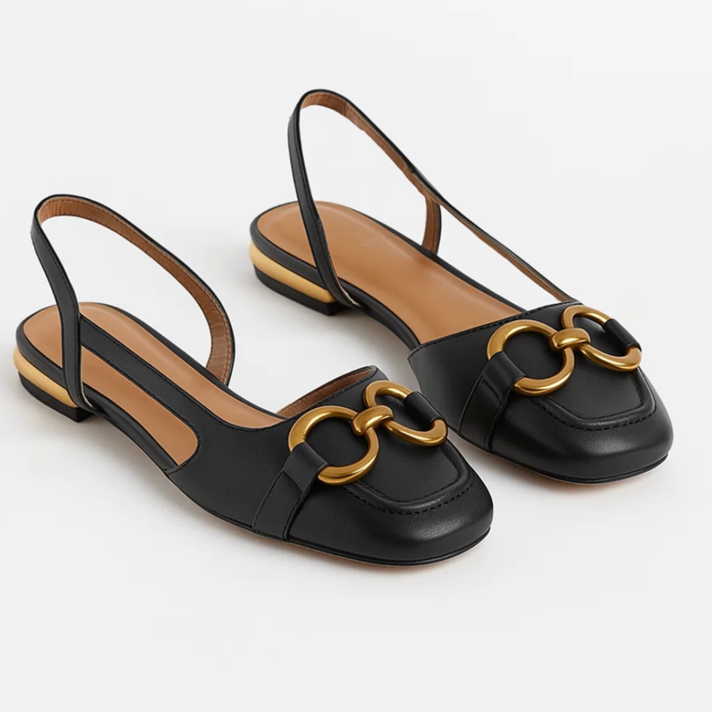 Novara | Elegantní slingback ploché boty