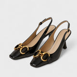 mariana| Stylový slingback s podpatky
