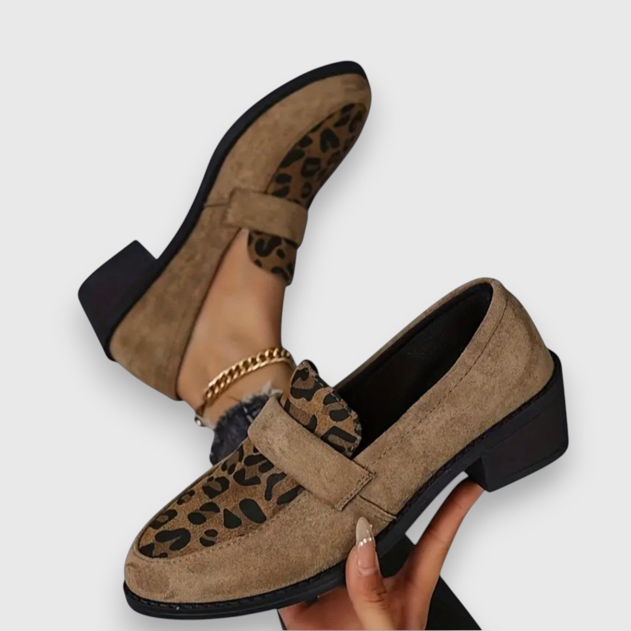 ROMY™ | stylové loafers s leopardím vzorem