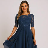FROYDA™ | Elegantní společenské šaty s krajkou