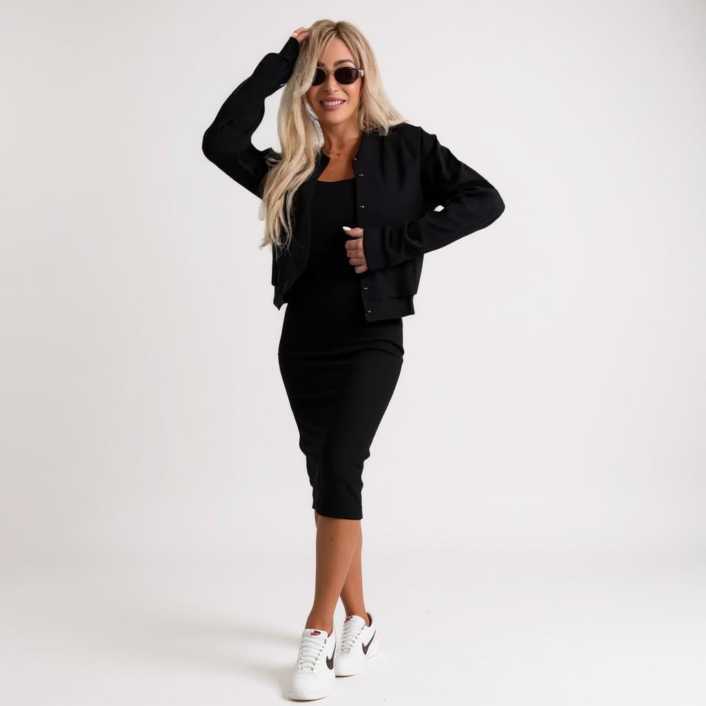 Manon™ | Pohodlné midi šaty & vesta