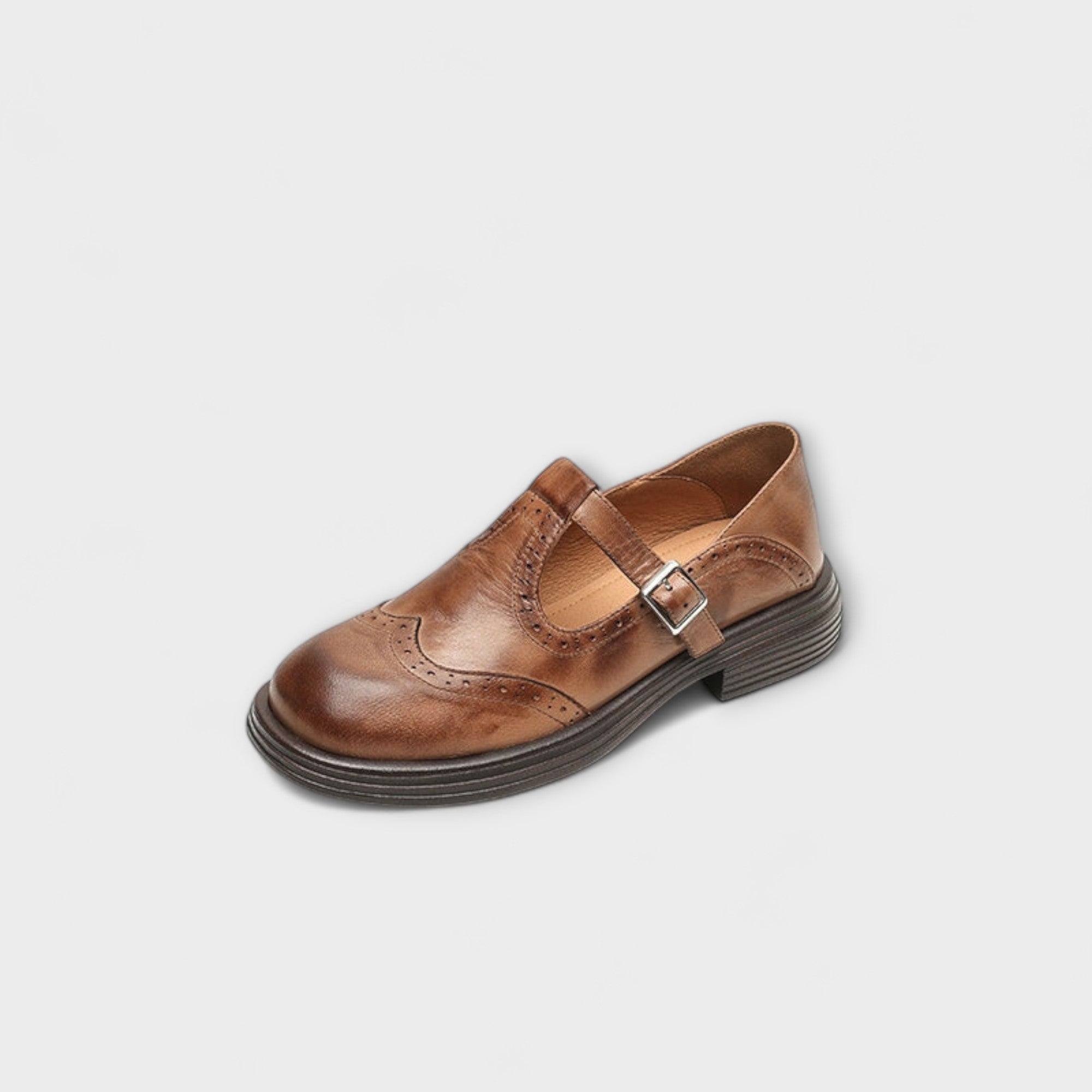 Isla - Elegantní kožené Mary Janes