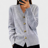 Milada | Elegantní cardigan srdíčkové knoflíky